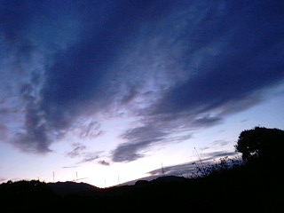 今日の空☆台風がせまってる？？？