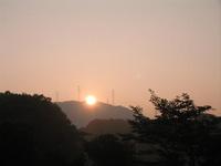 静かな日の出♪ 2008/07/22 06:08:00