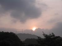 雨上がりの日の出♪ 2008/08/02 06:46:23