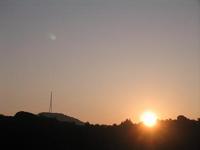 静かな日の出♪ 2008/10/19 06:43:07