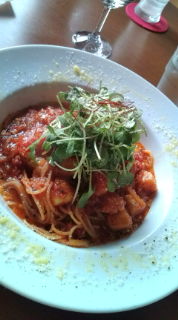 ランチはパスタ