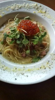 ランチはパスタ