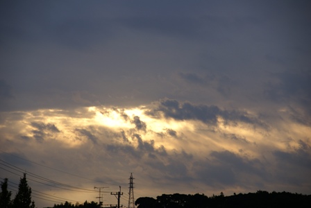 雲の切れ間