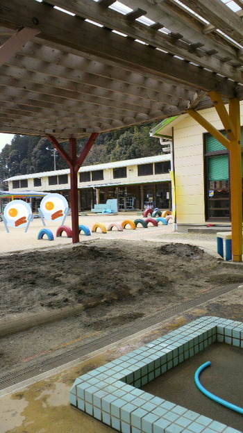 幼稚園のお迎え