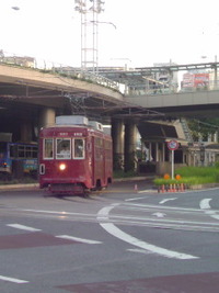 豊橋駅前の豊橋市電 2009/08/24 17:09:07