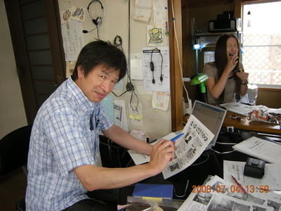 ニュースレター講師・モエルの木戸先生を訪ねました。