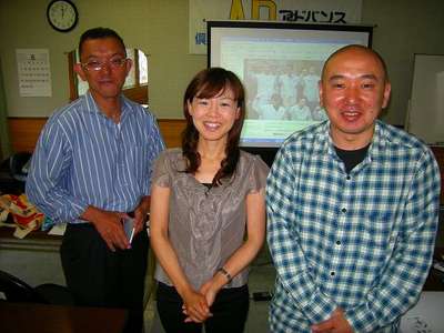 原田　裕見子アナを囲んで【とよはしブログ村】