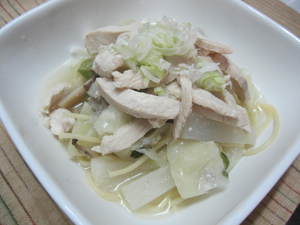 野菜たっぷりパスタ