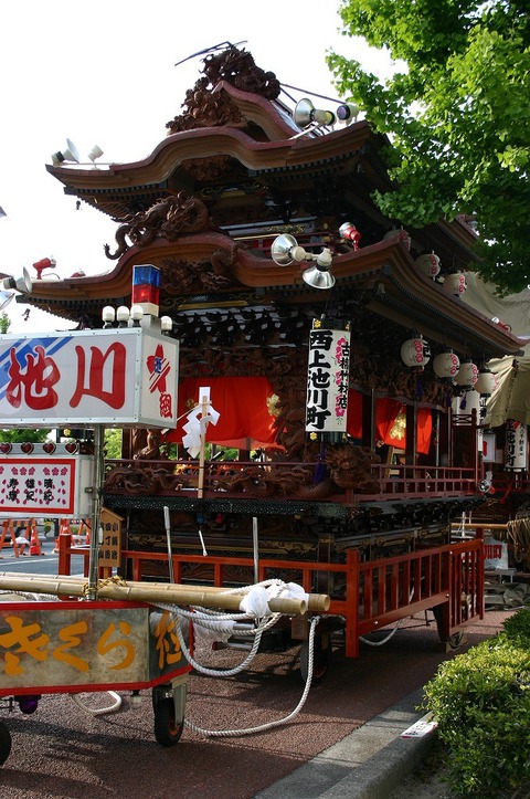 西上池川町屋台