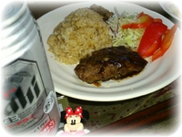 夕御飯。 2012/11/01 00:31:05