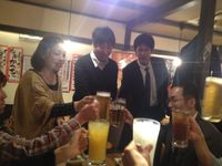 ホルモンが美味しいお店「遠州男唄　濱松たんと」で新人歓迎会♪