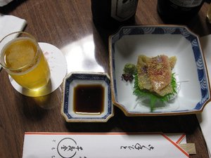 千茂登の鴨料理を・・・