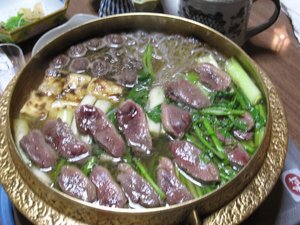 千茂登の鴨料理を・・・