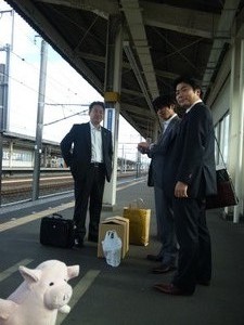明石JCへ…
