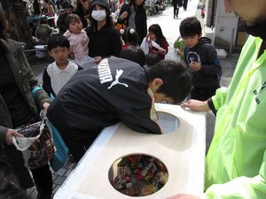 3月8日の朝市にて・・・