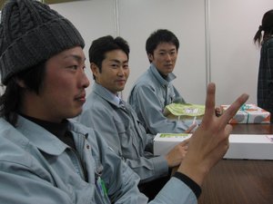 袋井地区建設協会の親睦会にて