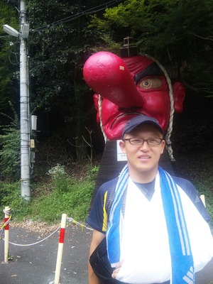 鞍馬寺に…