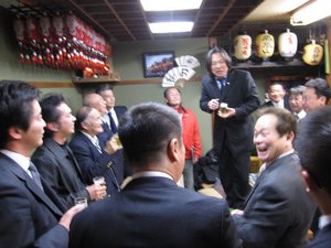 先生方と長浜ＪＣ関係者の皆さんと・・・