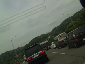 もう渋滞…