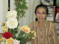 母と私の写真です。