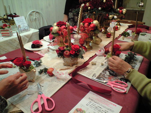 薔薇で魅せるＸmas～プリザーブドフラワー展～訪問