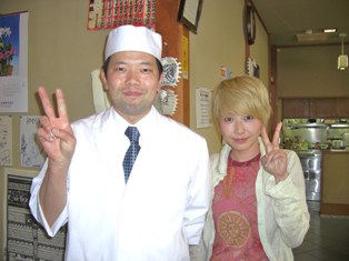 夏目ナナさんとＴＶ撮影