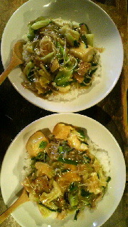 ちゃ○こ飯(^^ ゞ 2012/03/10 13:21:42