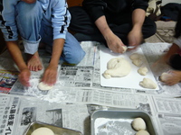 お餅作り！