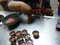 チョコ作り！
