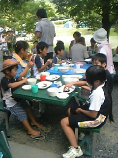 緑少キャンプです