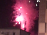 菊川夜店の花火 2008/08/02 21:02:08