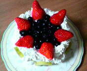 クリスマスケーキ(^ з^)-☆ 2009/12/24 20:20:18