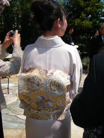 色留袖で