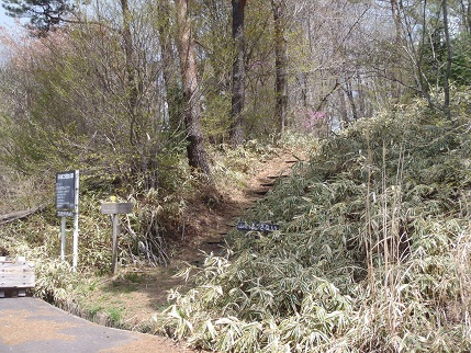 再度碁盤石山へ（東納庫側鉄塔から）