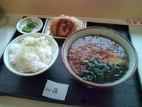 そば定食☆ 2009/09/30 10:49:27