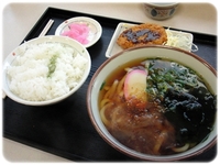 美合 うどん定食☆ 2009/09/12 17:33:25