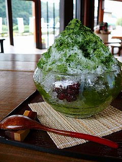 抹茶かき氷☆