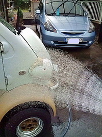 洗車☆ 2009/07/18 12:30:00