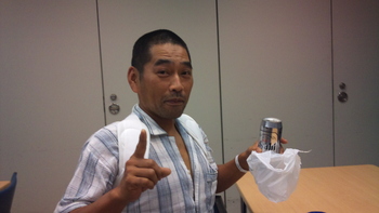 お見舞い。