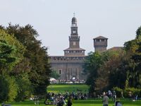 散歩〜Sempione公園とスフォルチェスコ城 2010/10/11 03:25:16