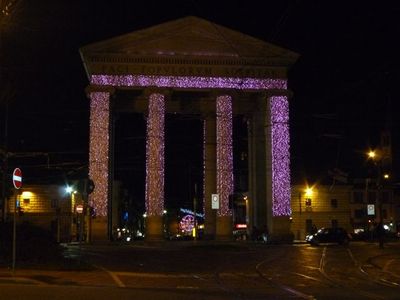 Naviglio 夜景 クリスマス近し