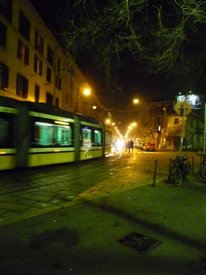 San Siro と夜のNaviglio おまけのリゾット