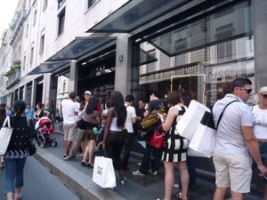 トラムとバーゲン