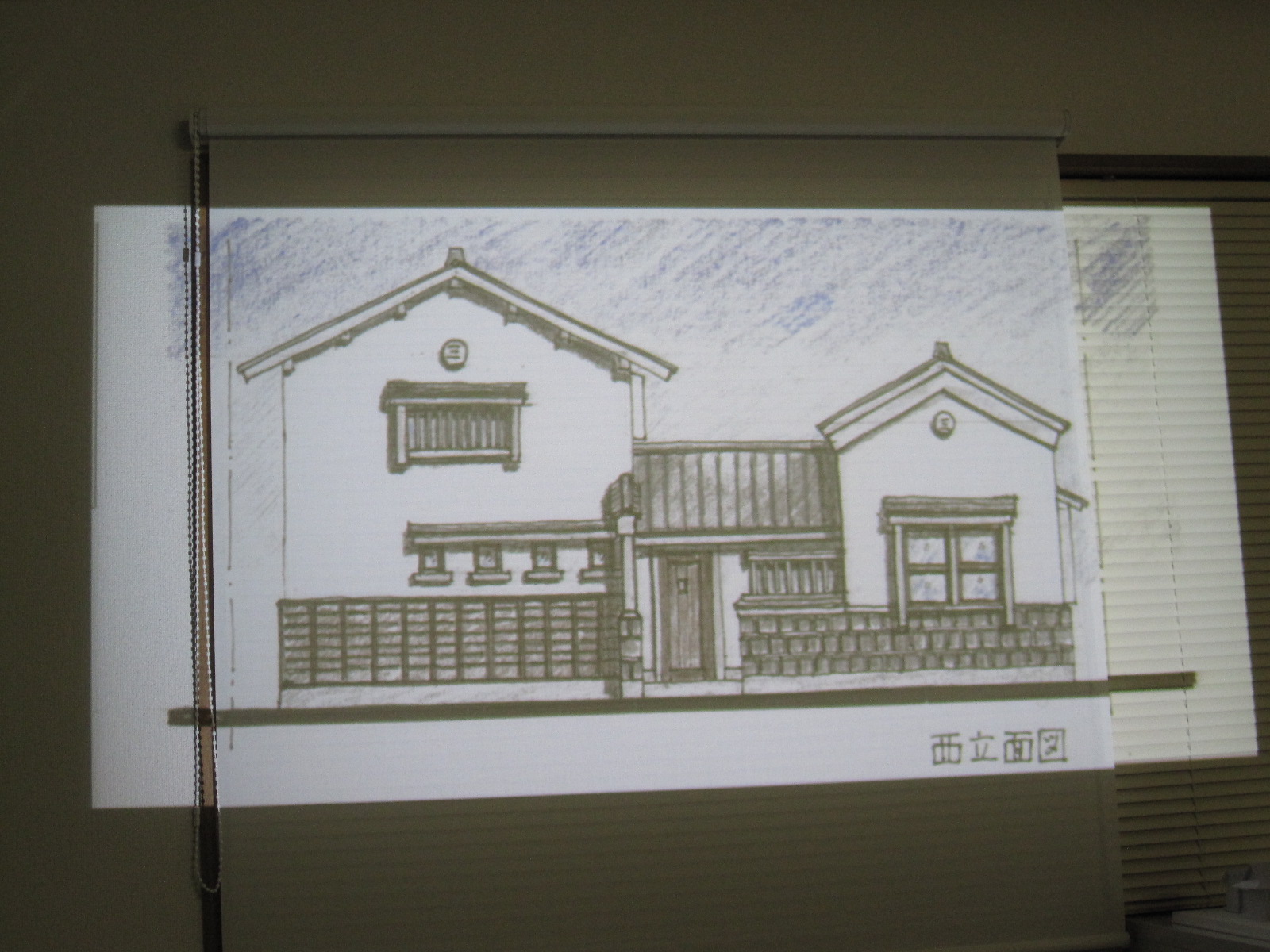 ウィンドウディスプレイ（お蔵風住宅）