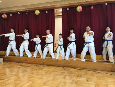 空手演武・体験会 Karate demonstration