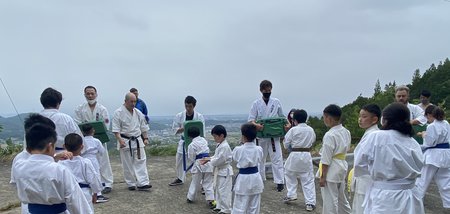 2021年度山練習  Treino na montanha