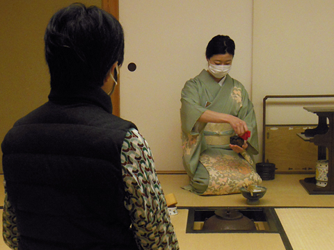 月釜の通し稽古