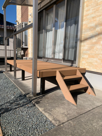 YKKリウッドデッキ2間×5尺施工工事