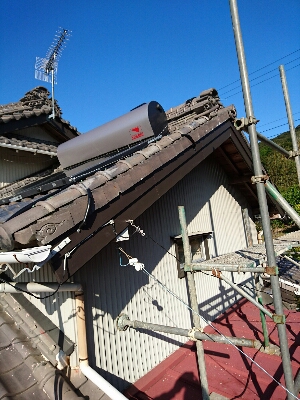 破風の板金工事！