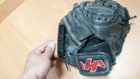 キャッチャーミット小指掛け紐交換